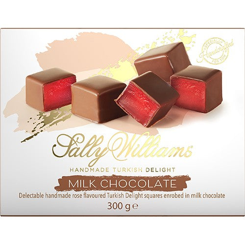 Sally Williams Nougat Turkish Delight Milk Chocolate 300g