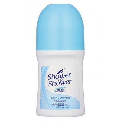 Shower To Shower Roll On Fresh Powder 50ml