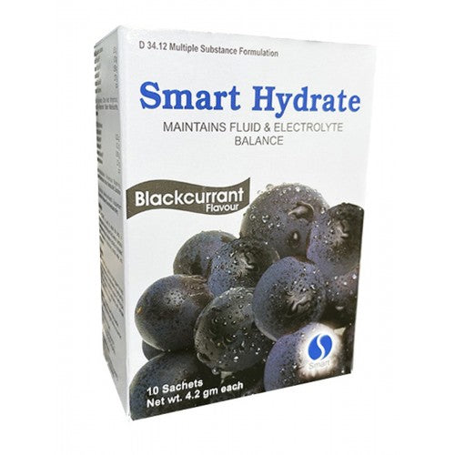 Smart Hydrate 4.2g Blackcurrant 10 Sachets – Cura Pharm