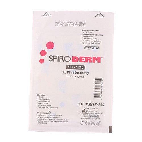 Spiroderm Butterfly Dressing 100X120mm 1