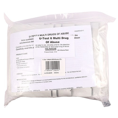 U-Test Drug 6 Multi Drugs Of Abuse 25