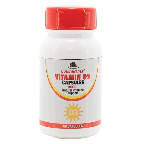 Uvukahlale Vitamin D3 1000Iu 60 Capsules