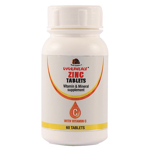 Uvukahlale Zinc & Vitamin C 60 Tablets