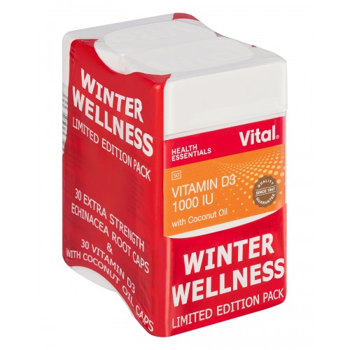 Vital Echinacea & Vitamin D3 Combo 30+30