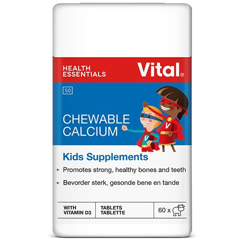Vital Kids Calcium Chew Tablets 60