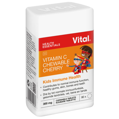 Vital Kids Vitamin C Cherry Chew Tablets 90