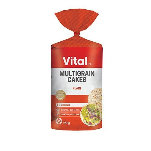 Vital Multigrain Cakes Plain 120g