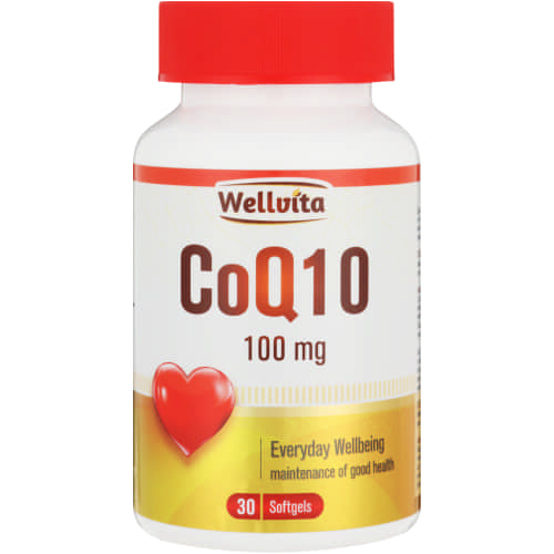 Wellvita Co Enzyme Q10 100mg 30 Softgels