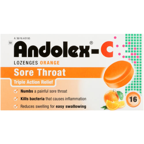 Andolex-C 16 Orange Lozenges