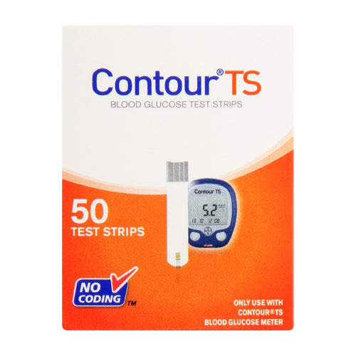 Contour Ts Blood Glucose Test Strips 50