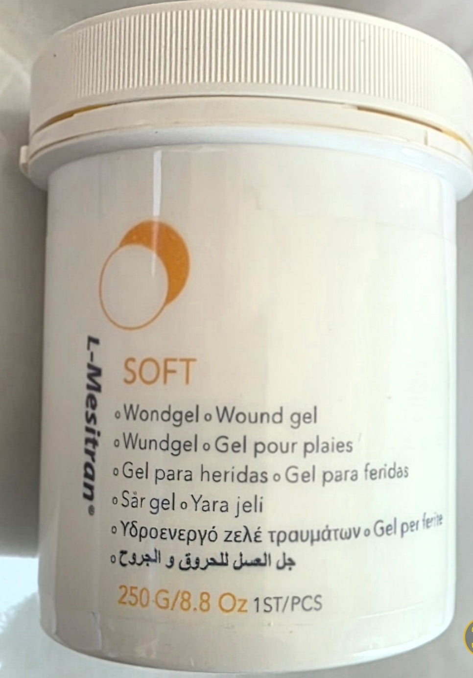 L-Mesitran Honey Soft Gel Tub 250g 1