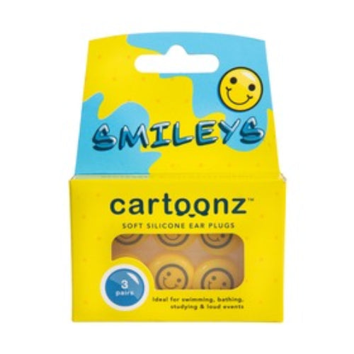 Cirrus Earplugs Smileys Cartoonz 3 Pairs