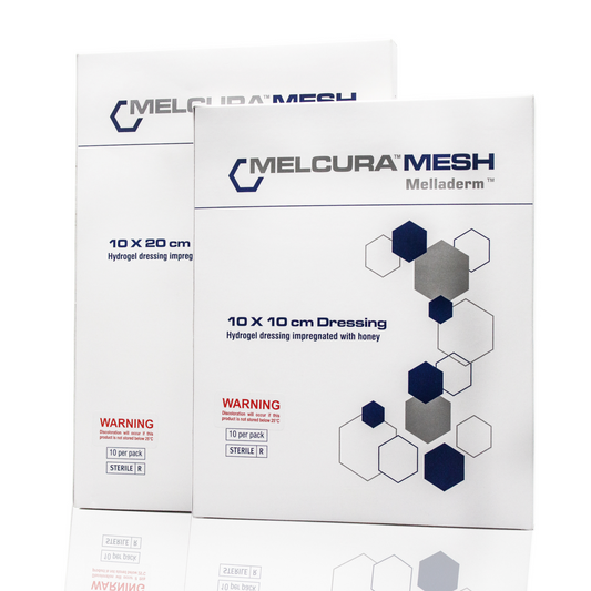 Melcura Melladerm Mesh + Adhesive Film 1