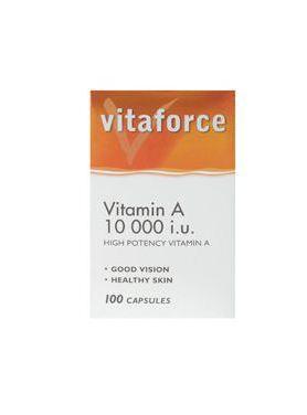 Vitaforce Vitamin A 10 000 iu Capsules 100