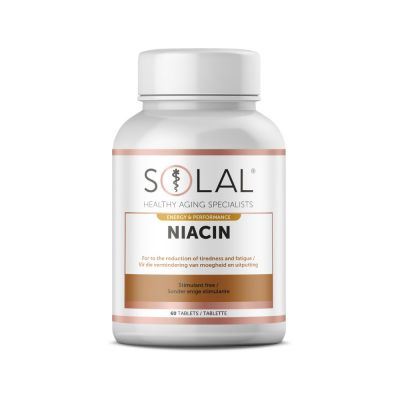 Solal Flush Free Niacin - Vitamin B3 60