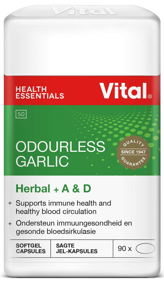 VITAL Odourless Garlic Capsules 100