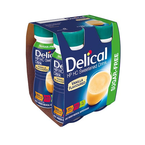 Delical HP HC Sugar Free Vanilla 4x200ml