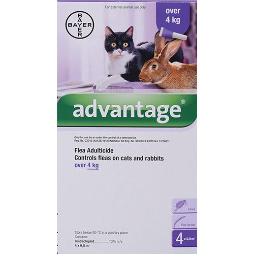 Advantage Large Cats 0.8ml 4 Pipets