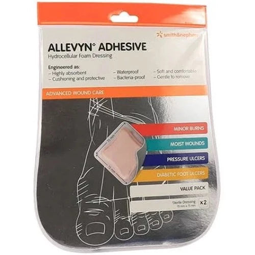 Allevyn Adhesive 75mm X 75mm 2