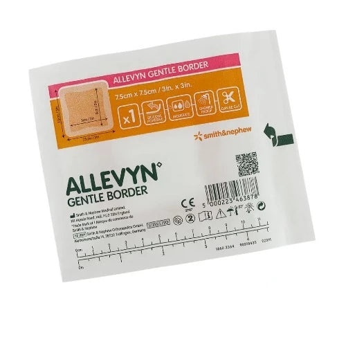 Allevyn Gentle Border Light 7.5X  7.5cm 1