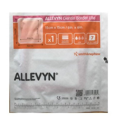 Allevyn Gentle Border Lite 15 X 15cm 1