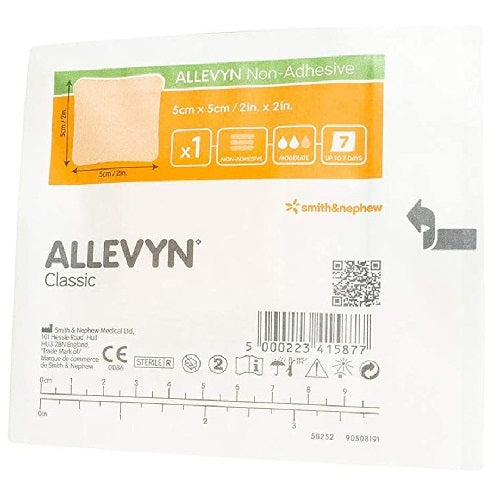 Allevyn Non Adhesive 5cm x 5cm 1 – Cura Pharm