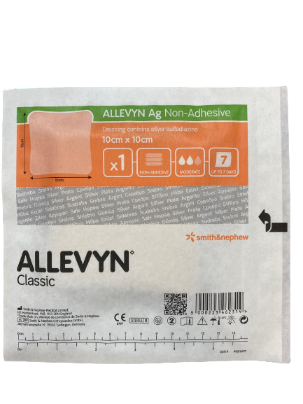 Allevyn Silver Non Adhesive 100 X 100 1 – Cura Pharm
