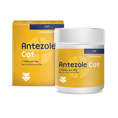 Antezole Cat Dewormer 20 Tablets Kyron