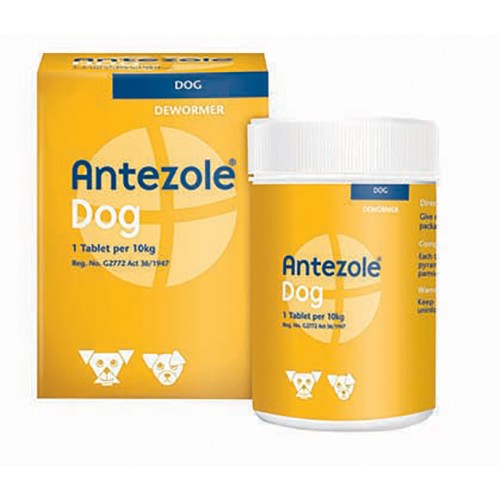Antezole Dog Dewormer 50 Tablets Kyron