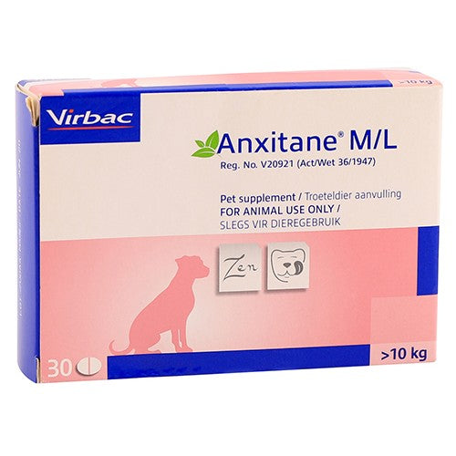 Anxitane Medium &Large Dogs 30 Tablets