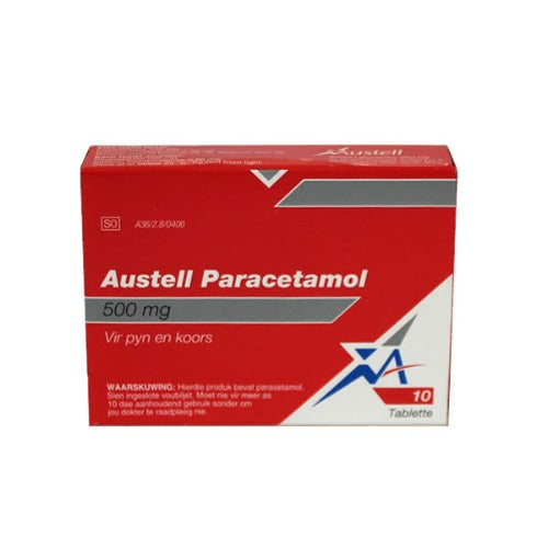 Austell-Paracetamol 500mg 10 Tablets
