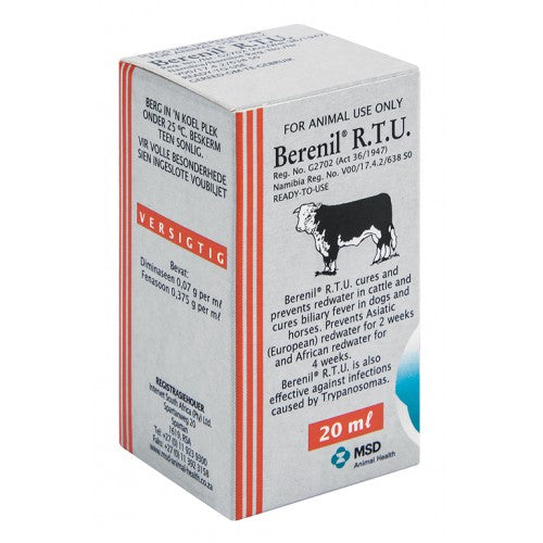Berinil Injection Berenil 7% Rtu 20ml – Cura Pharm
