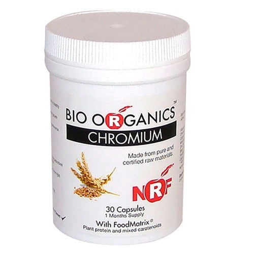 Bio Organics Chromium Capsules 30 Nrf