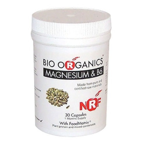 Bio Organics Magnesium +B6 Capsules 30 Nrf
