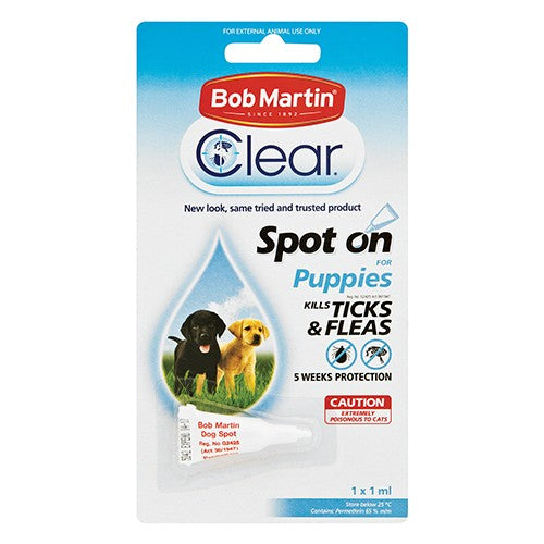 Bob Martin Dog Spot For Puppies 1ml