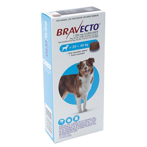 Bravecto Large Dog >20-40Kg 1