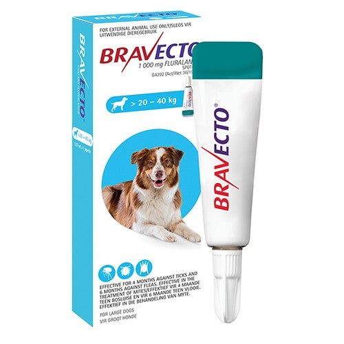 Bravecto Spot-On Dog Large 1000mg 1