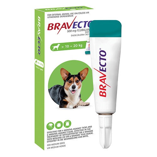 Bravecto Spot-On Dog Medium 500mg 1