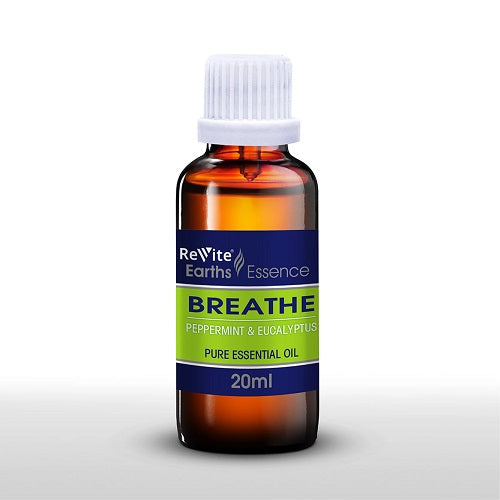 Breathe Oil Revite Earth’s Essence 20ml Peppermint & Eucalyptus