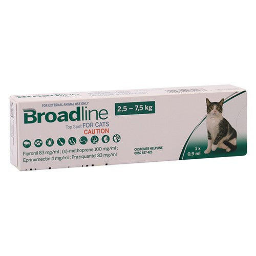 Broadline Katze 2 5 7 5 Kg Kaufen Ohne Rezept Broadline Top Spot For Cats 2.5-7.5Kg – Cura Pharm