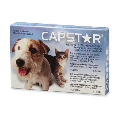 Capstar Insert Capstar-S 11mg 6 Tablets – Cura Pharm