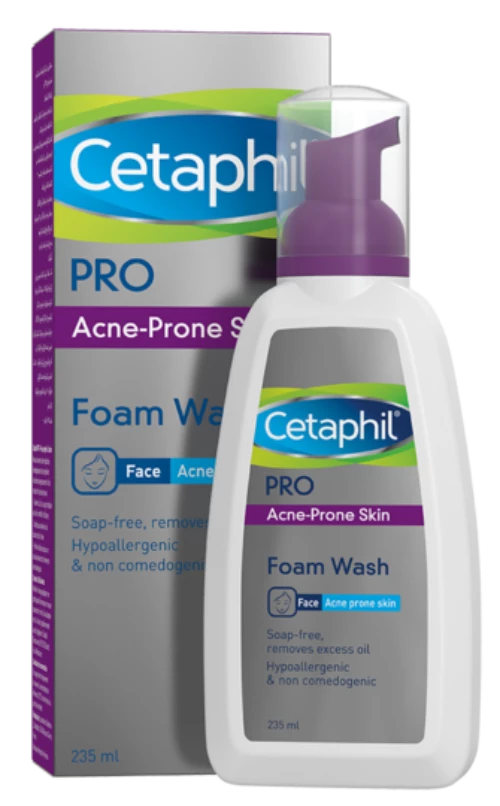 Cetaphil Acne Prone-Skin Foam Wash 235ml