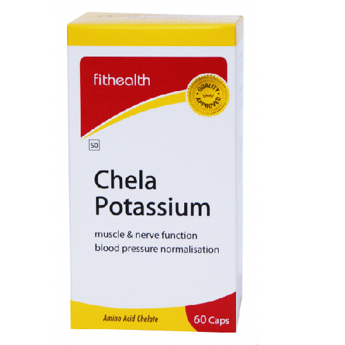 Chela Potassium 60 Tablets Fithealth