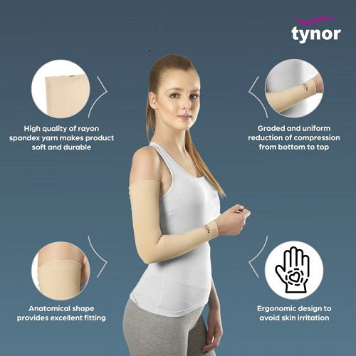 Compression Garment Arm Sleeve Tynor