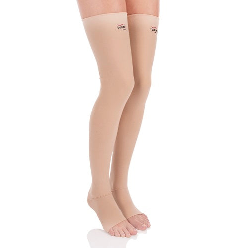Compression Garment Leg Mid Thigh Open Toe Tynor