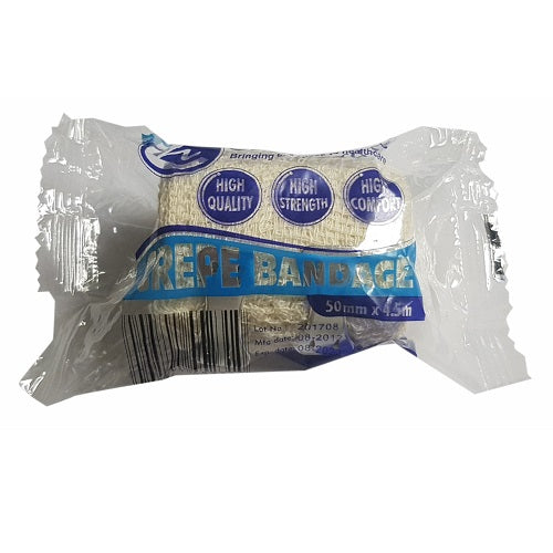 Crepe 75mm x 4.5m Clinihealth Bandage 1