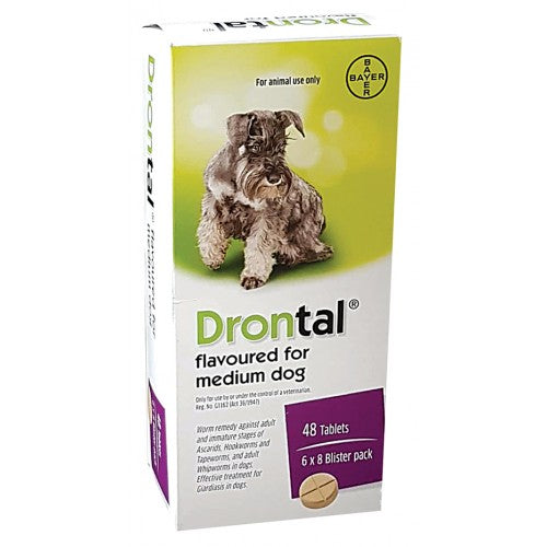 Drontal Flavoured Medium Dogs 48