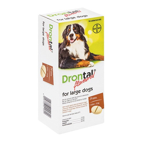 Drontal Large Dogs 24 Flavour Tablets