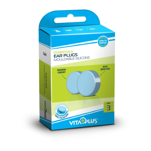 Ear Plugs Vitaplus Mouldable Silicone 3