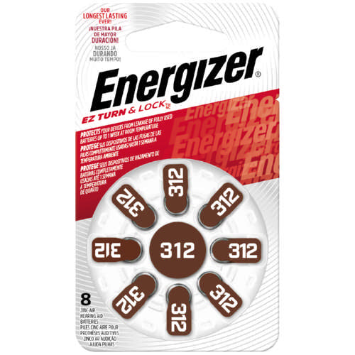 Energizer Z/M Hearing Aid Batteries 312 4Eax10X10